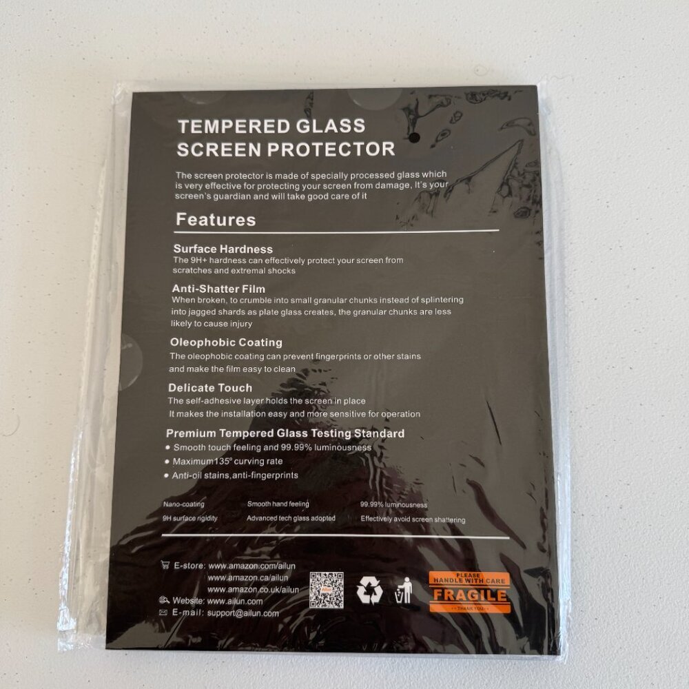 Ailun Tempered Glass Screen Protector | 9H Professional Protection | Universal - Picture 2 of 2